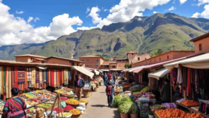 Familia en un tour por el Valle Sagrado, Cusco, Peru