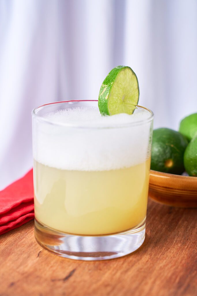 Pisco sour, the classic Peruvian cocktail
