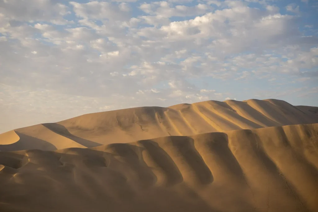 Sand dunes of the Ica desert near Huacachina, Peru Sand dunes of the Ica desert near Huacachina, Peru