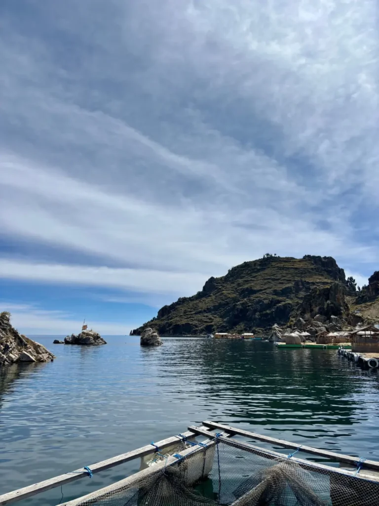 Lake Titicaca shoreline near Puno